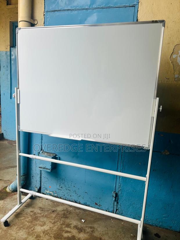Durable and Smooth White=Board and Stands - main view