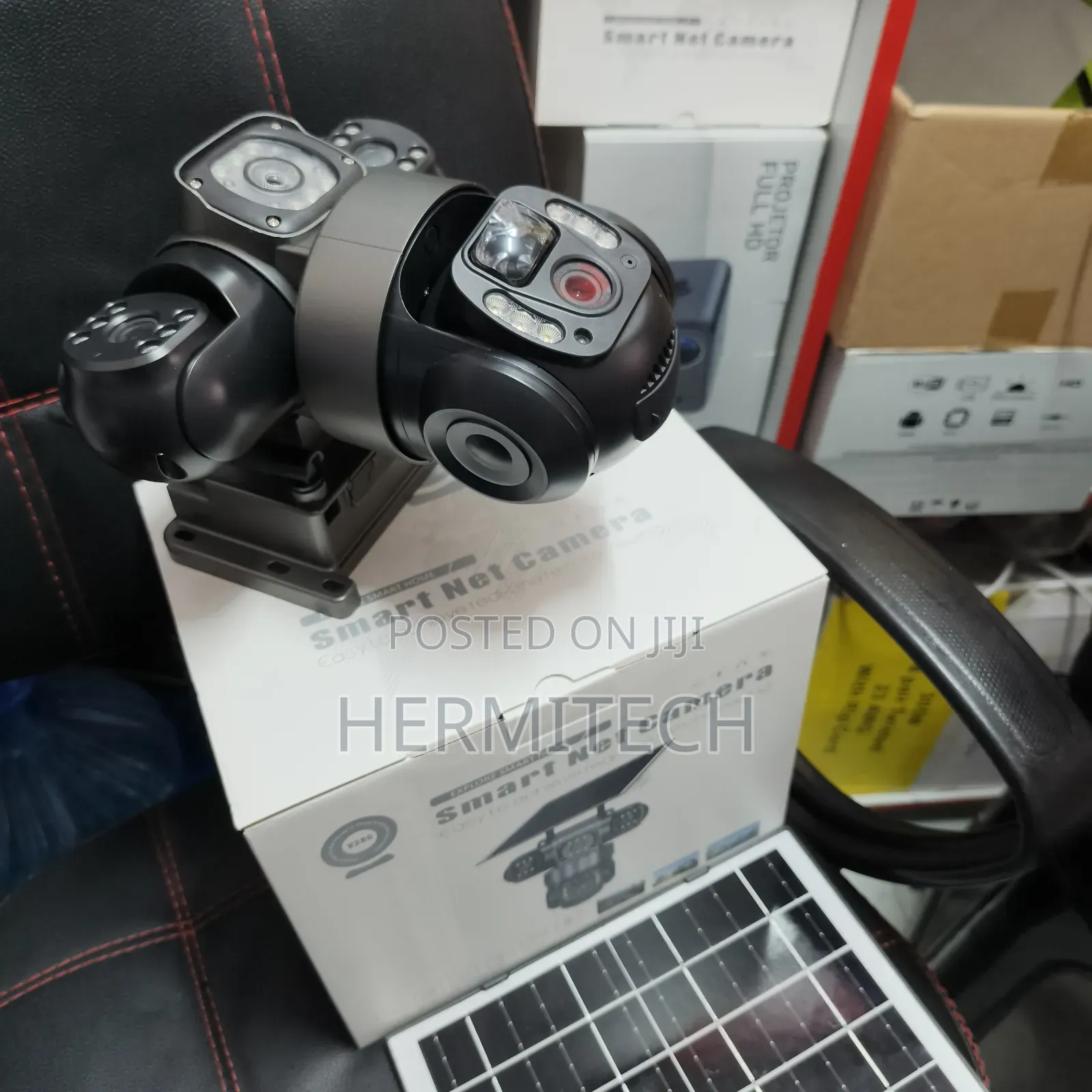 Outdoor CCTV Camera 4g Enabled Triple Lens