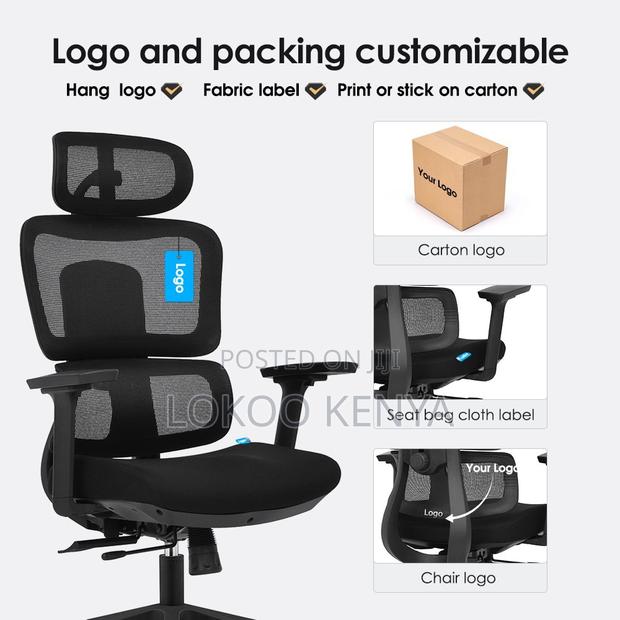Office Chair ; Height Adjustable Task Chair Bar Study - thumbnail 4