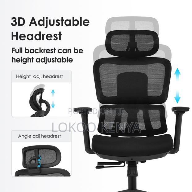 Office Chair ; Height Adjustable Task Chair Bar Study - thumbnail 9