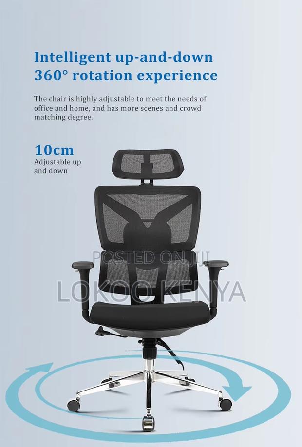 Office Chair ; Height Adjustable Task Chair Bar Study - thumbnail 17