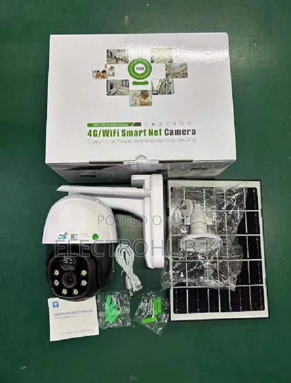 4g Simcard V380 Solar Camera Ptz Single Lens