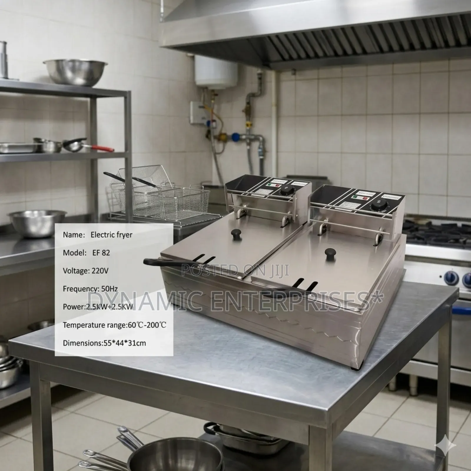 Premier 12l (6l+6l) Double Tank Commercial Electric Fryer