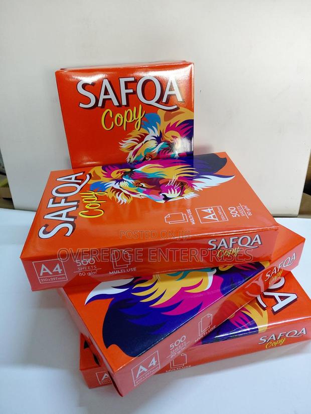 Copy Paper Safqa Printing Tools Available,.