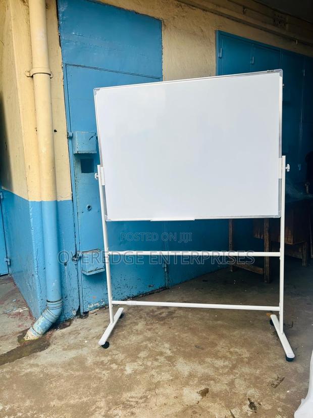 Dry-Erasable Whiteboard and Movable Stands - main view