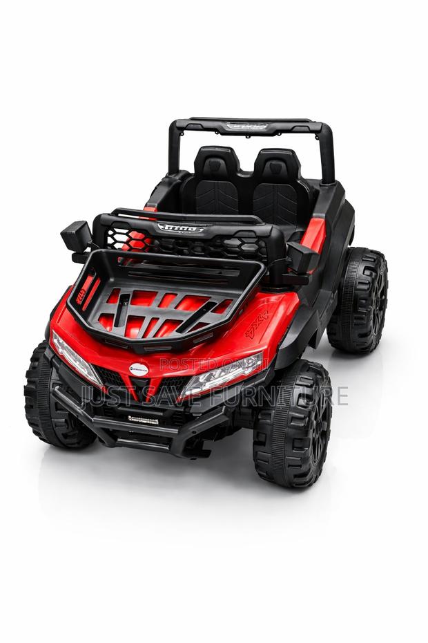Kids Electric Ride-on 4x4 Off-Road Car With Led Lights – Red - main view