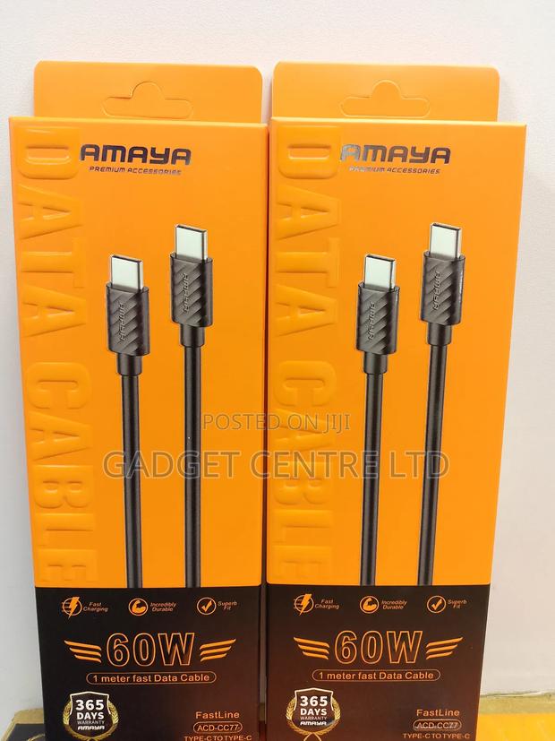Amaya 60w C to C Fast Charging Cable Original - thumbnail 3