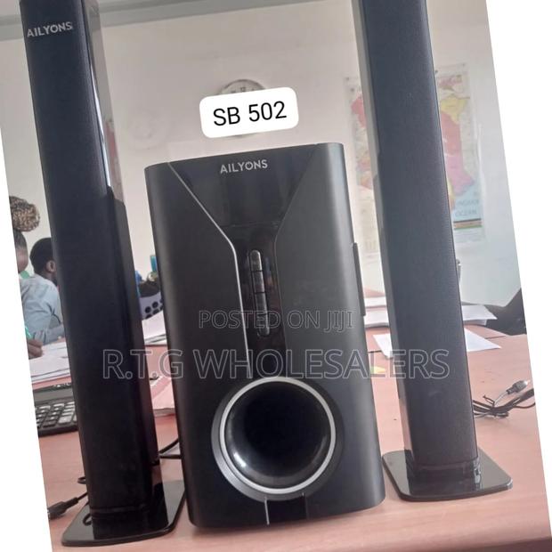 Ailyons V527 2.1‐Channel Tall Boy Speakers – Bluetooth, Usb, Fm