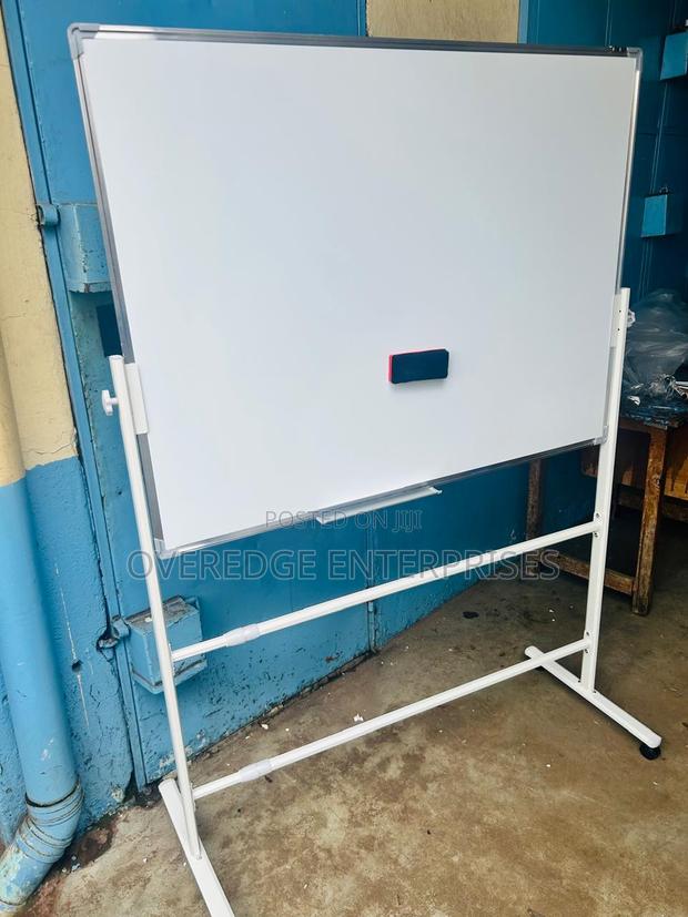 Dry-Erasable Whiteboard, Dusters, Rotatable Stands. - main view