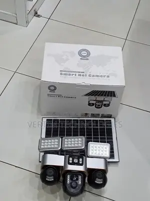 Remote View Monitoring 12mp 4g PTZ 3 Lens Camera With Solar Floodlight