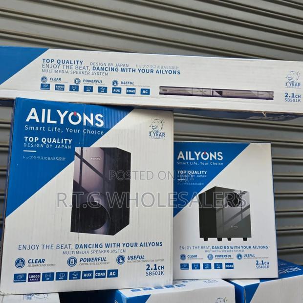 Ailyons Sb501k Multimedia Bluetooth Soundbar Speaker System