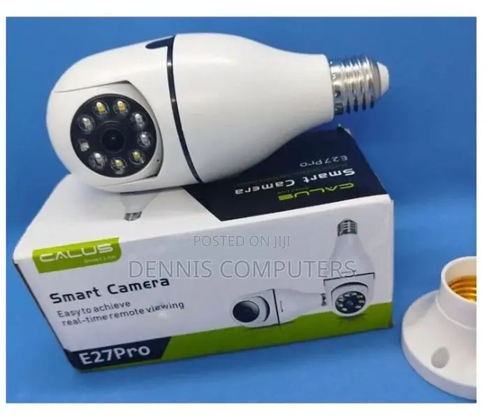 Smart Wifi Bulb Camera Rotating PTZ Night Vision Camera