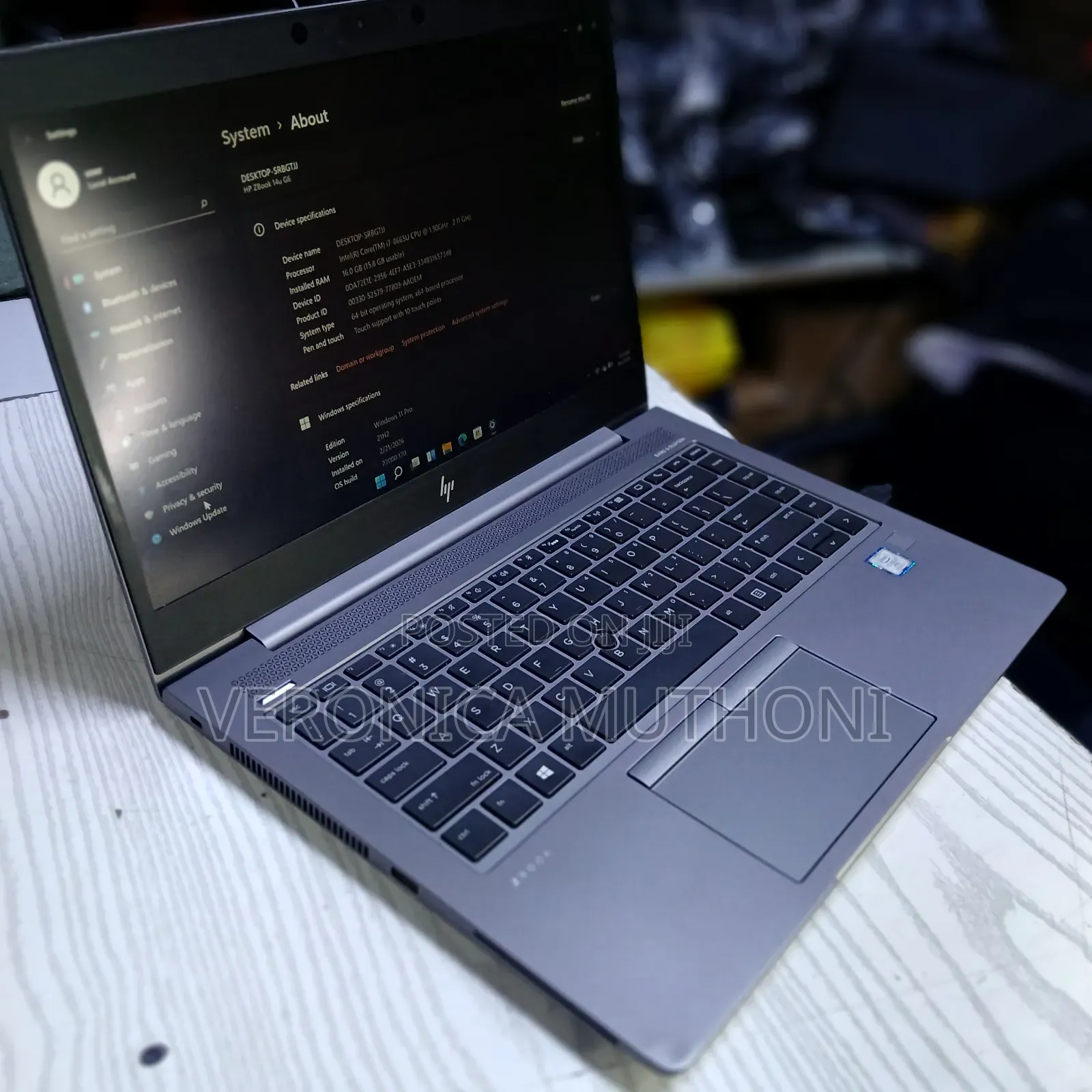 Laptop HP ZBook 14u G6 16GB Intel Core i7 SSD 512GB