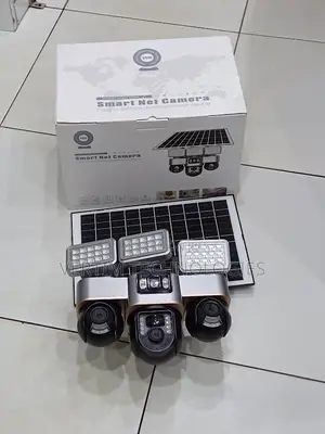 V380 Pro 12mp 4g PTZ Multiple Lens Screens Camera Solar Flood Light