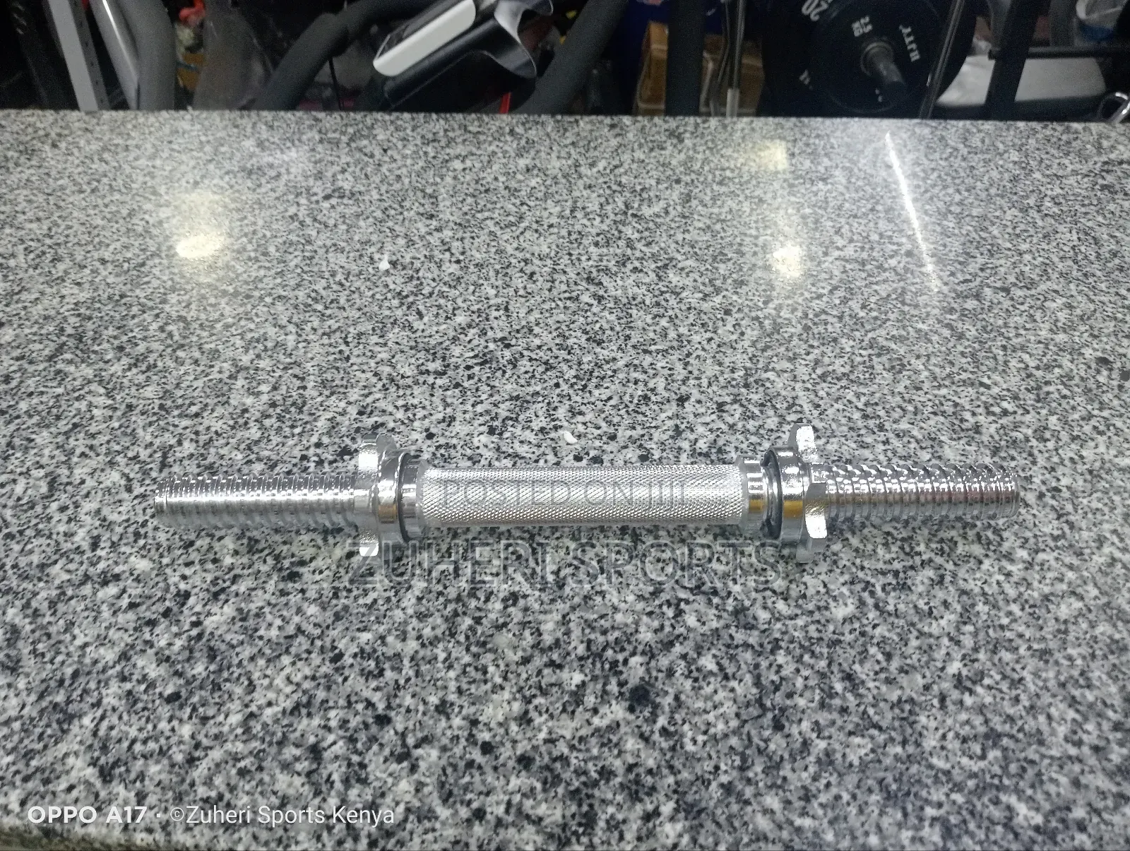 A Piece Standard Plates Dumbbell Bars; 1 Inch Sleeve With Locks
