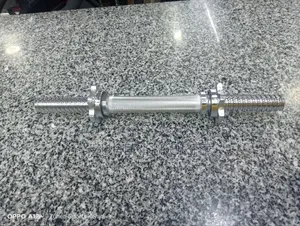 A Piece Standard Plates Dumbbell Bars; 1 Inch Sleeve With Locks