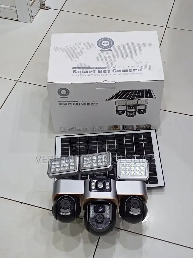 Motion Detection Support 12mp 4g PTZ Solar Camera Solar Flood Light