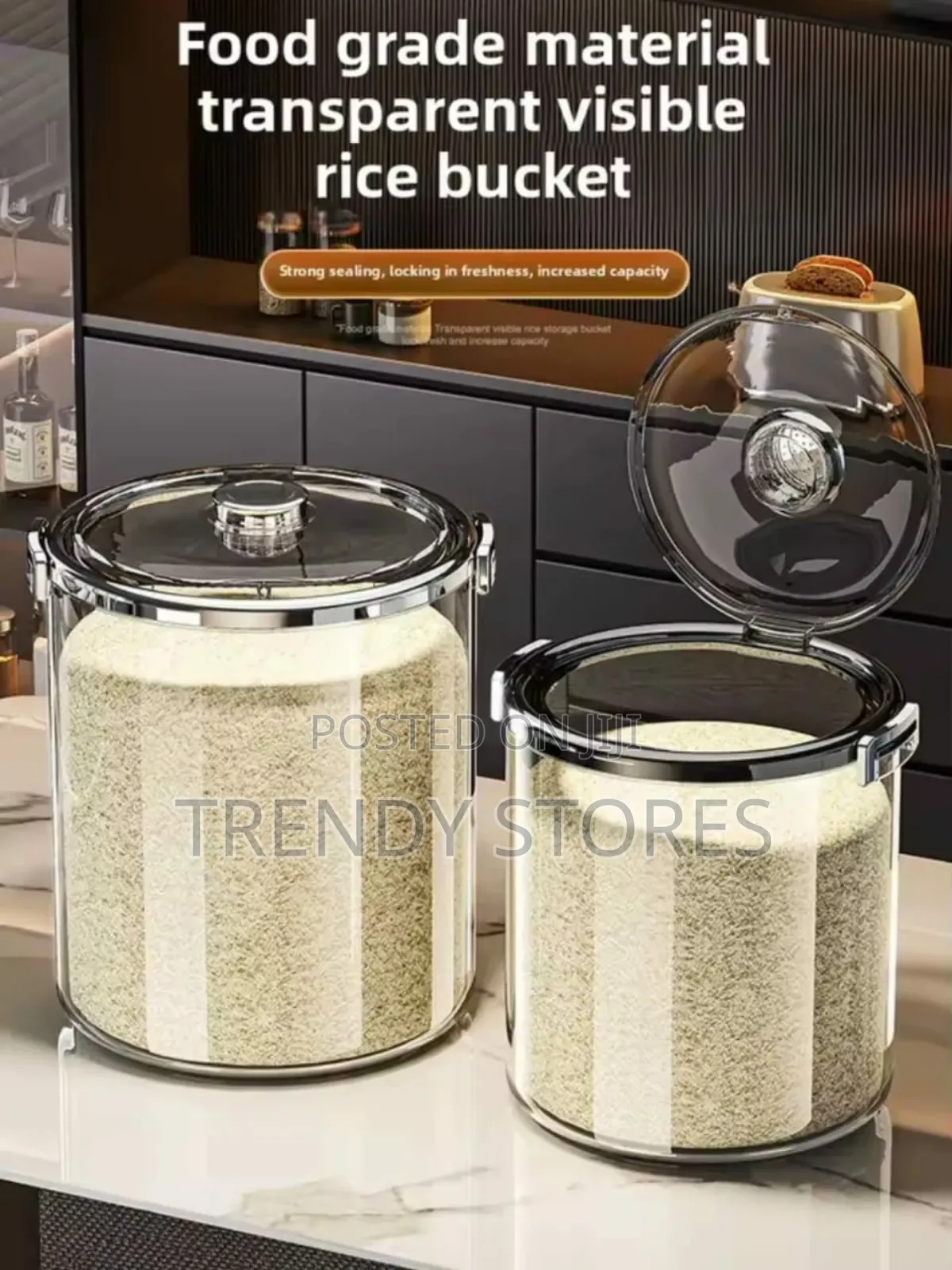 Acrylic Rice Bucket