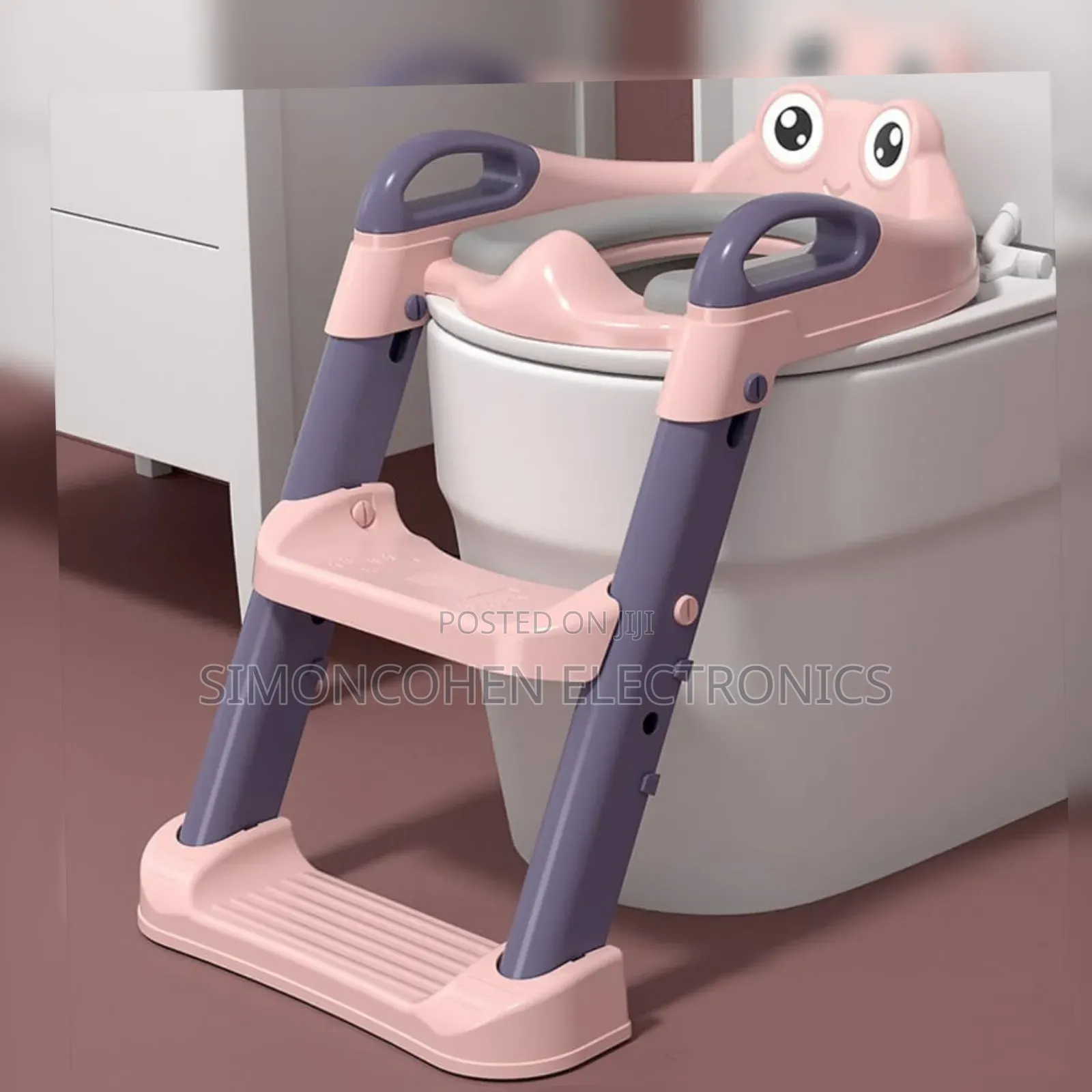 Kids Training Toilet Ladder Seat With Pvc Cushion