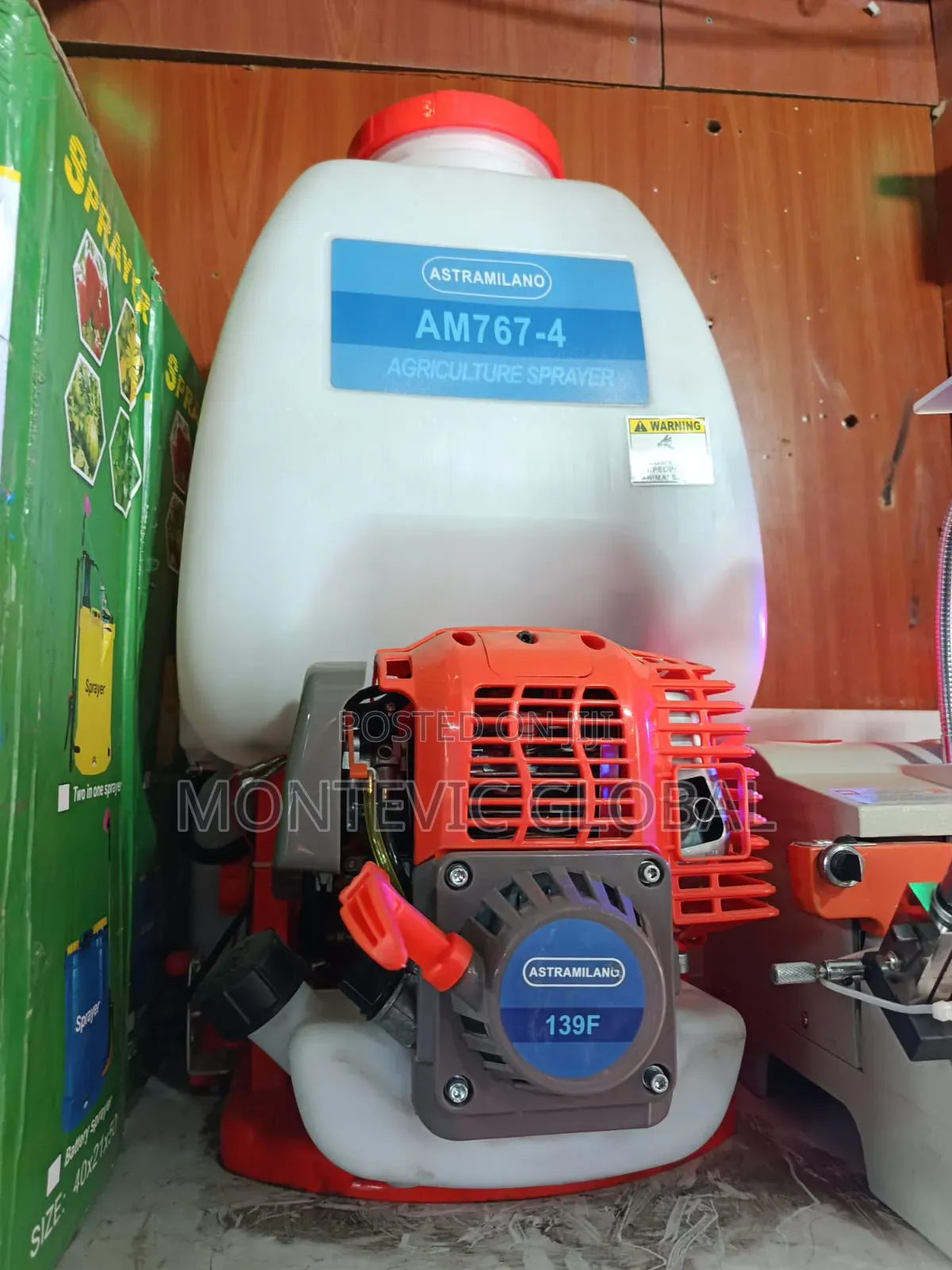 Astramilano 4stroke Engine Knapsack Sprayer