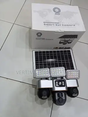Video Playback 12mp 4g PTZ Solar Camera With Solar Flood Light
