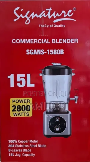 15 LTR Commercial Blender – Sg