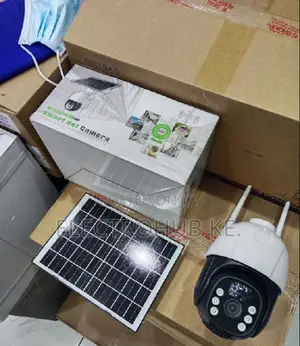 Solar Powered Ptz Solar Camera V380 Outdoor-4g With Simcard Enabled