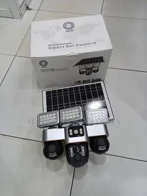Cloud Storage Support 12mp 4g PTZ Solar Camera With Solar Flood Light