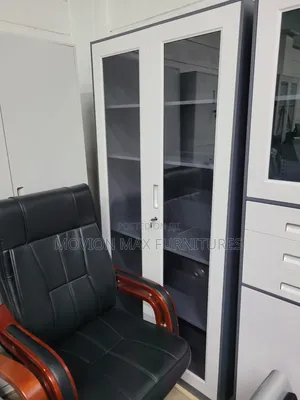 Full Glass File Cabinet