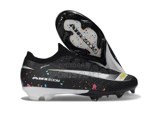 Air Zoom Black "Splatter" Vapor 16 Soccer Shoes