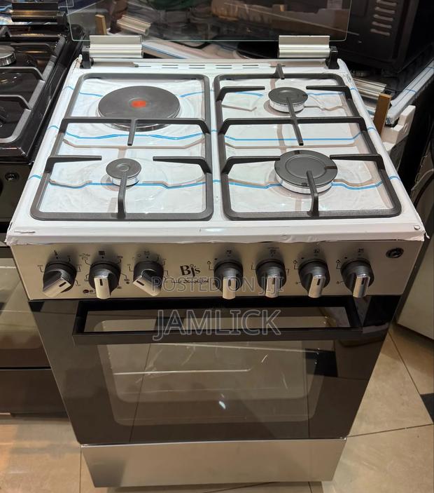 BJS 3+1 Free-Standing Cooker With Electric Oven – 60×60 Cm - Ab