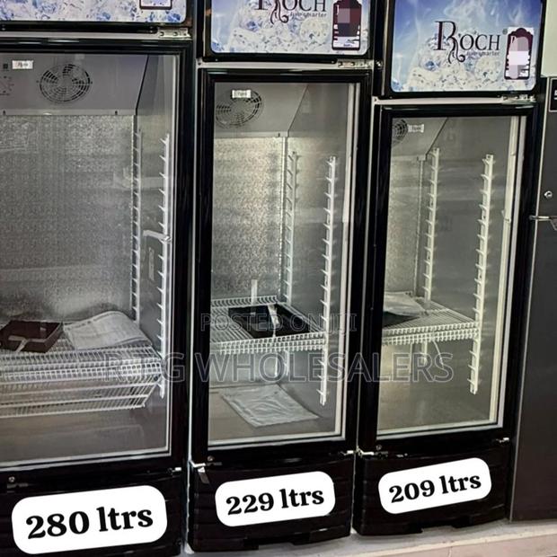 Roch 209l Vertical Display Cooler Rsf‐260‐O – Upright Fridge