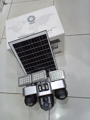 Easy to Install 12mp 4g PTZ Multiple Lens Camera With Solar Floodlight