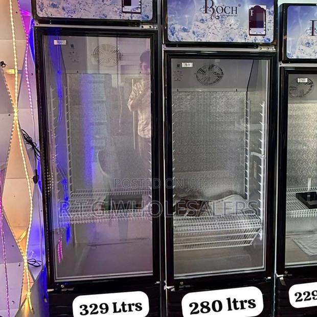 Roch 280l Upright Display Fridge Rsf‐350‐O – Showcase Cooler