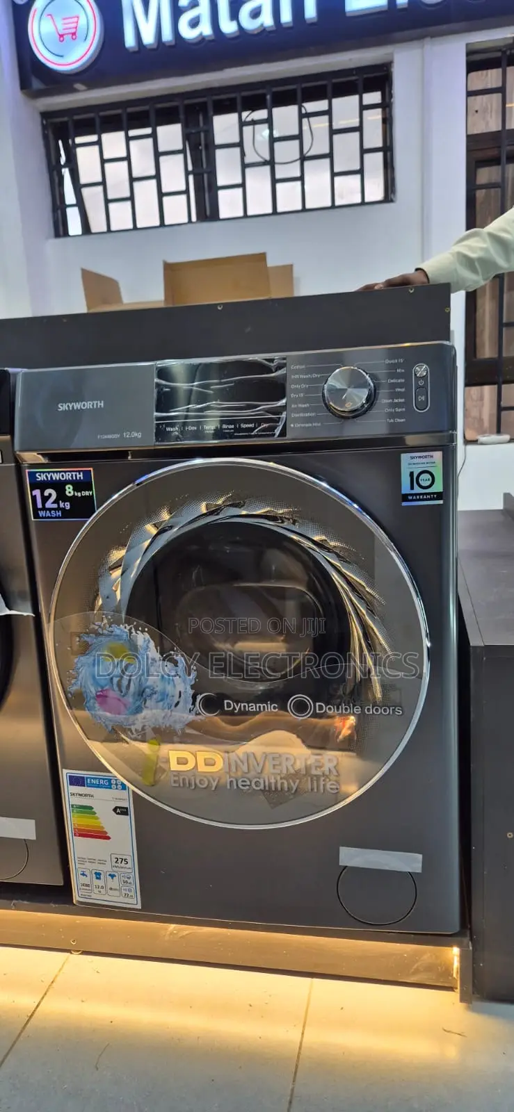 Skyworth F12446gdy 12kg Washer & 8kg Dryer Front Load Washing Machine