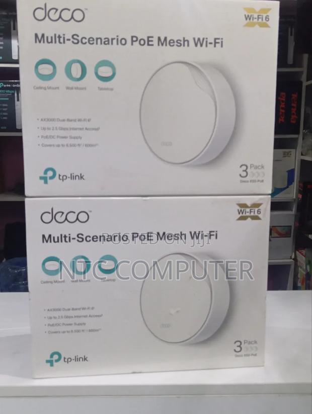 Tplink Deco X50-Poe Multi Scenario 3 Pack Wifi 6 Mesh Accesspoint - thumbnail 2