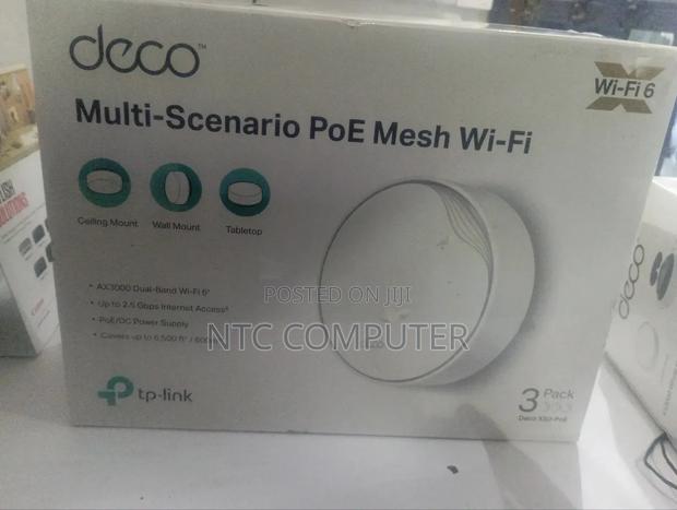 Tplink Deco X50-Poe Multi Scenario 3 Pack Wifi 6 Mesh Accesspoint - thumbnail 3
