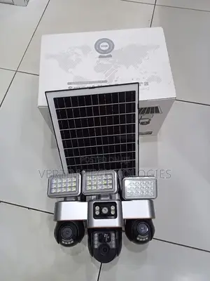 Ultra High Quality 12mp 4g PTZ Solar Camera With Solar Flood Light