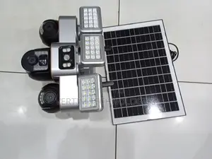 1year Warranty 12mp 4g PTZ Multiple Lens Camera With Solar Floodlight