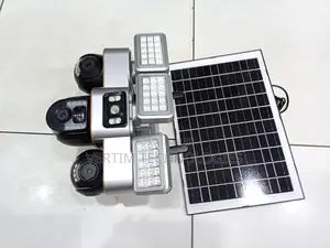 Long Term Reliability 12mp 4g PTZ Solar Camera With Solar Flood Light