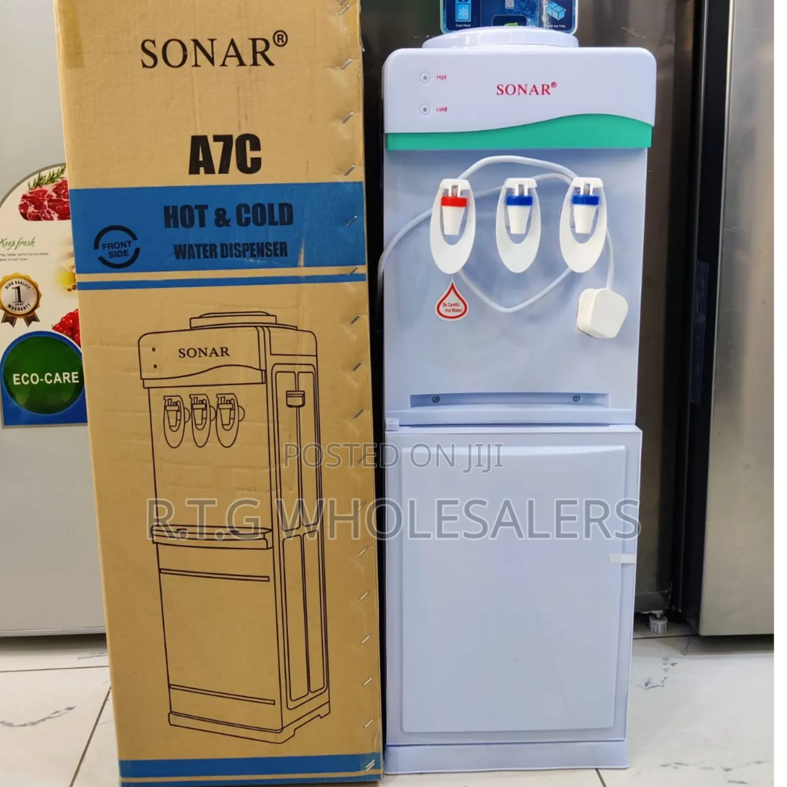 Sonar A7c 3‐Temp Water Dispenser – Hot, Room Cold Output