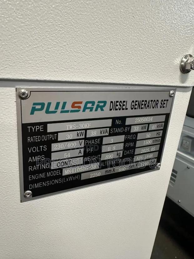 30kva Hisaki Silent Diesel Generator-3phase - thumbnail 3