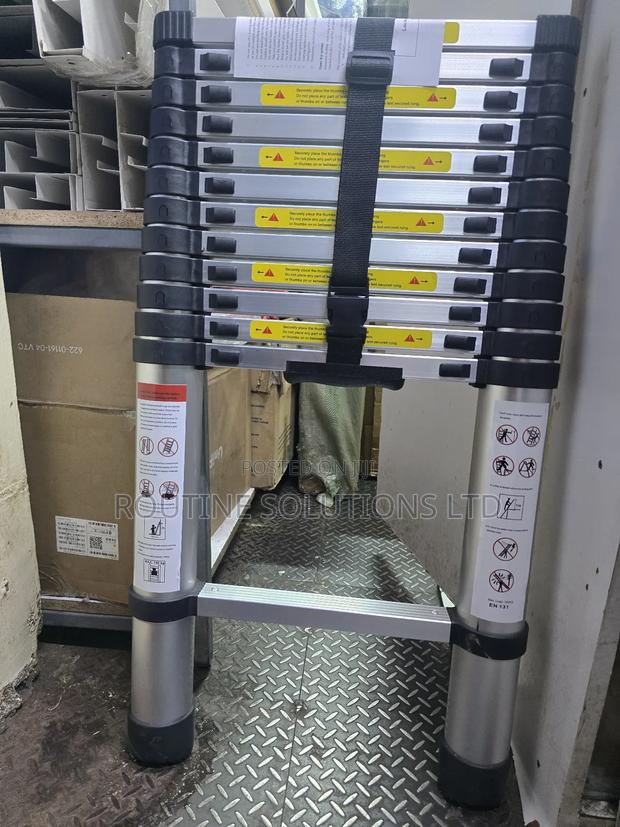 Single Telescopic Ladder 3.8m - main view