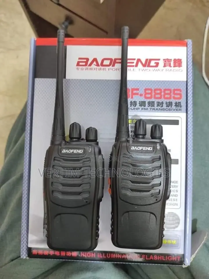Baofeng Bf-888s Two Way Radio 3-5km Portable Security Walkie Talkie