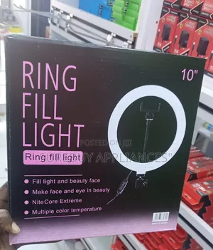 Portable 10" Selfie Ring Light With Tripod Stand Phone Holder