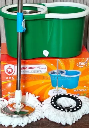 Urk Metallic Magic Spin Mop – Effortless Efficient Floor Cleaning