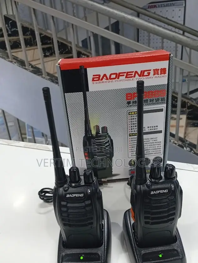 Baofeng Bf-888s 16 Channel Handheld Walkie Talkie for Security Teams