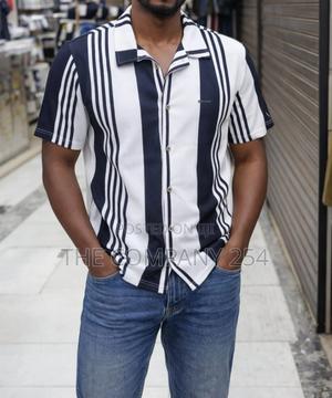 Quality Cotton Knitted Short Sleeved Men Cuban Shirts