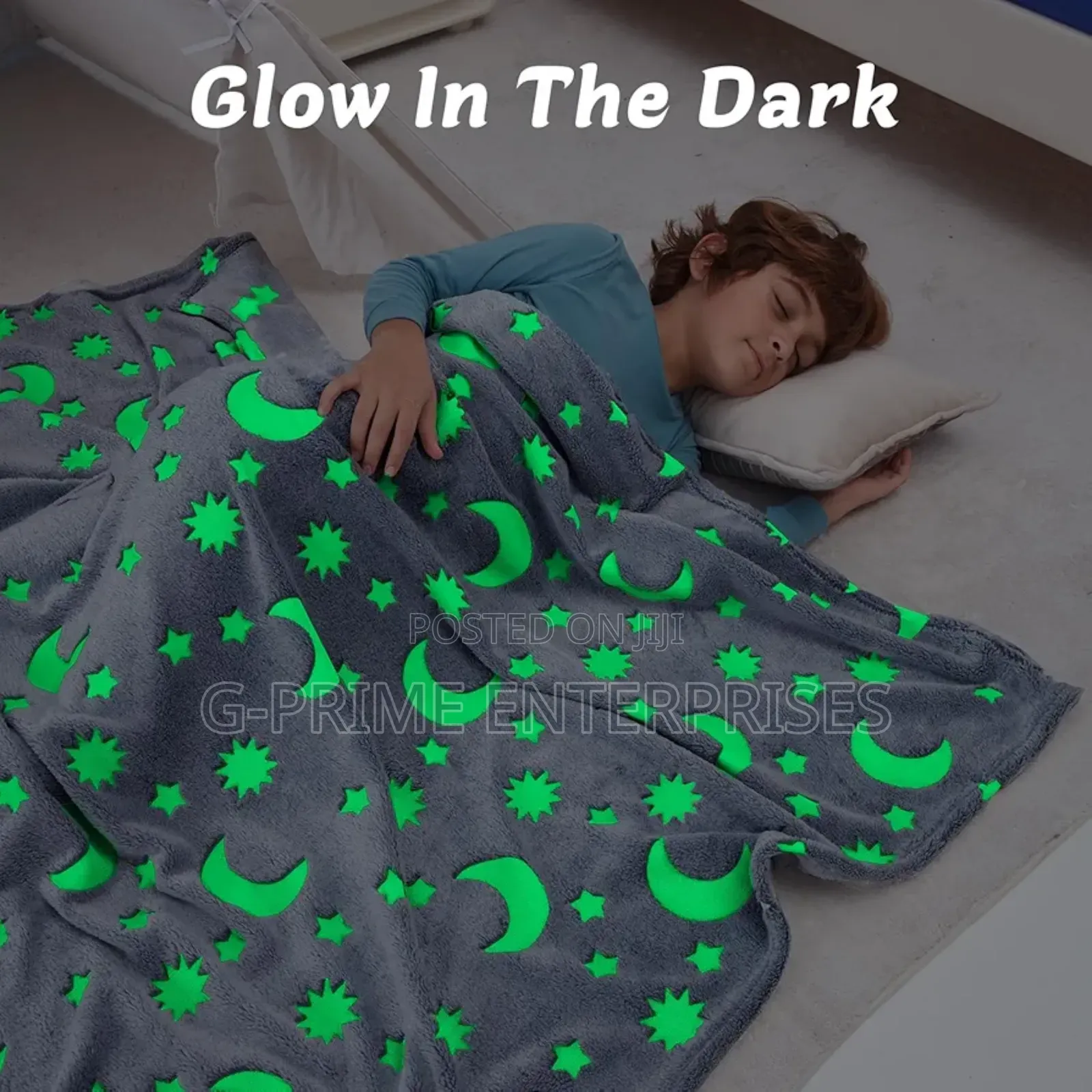 Moon Glow in the Dark Blanket