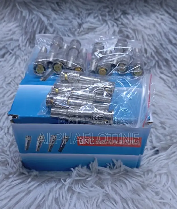 1-Pack 100pcs BNC Connector Best for Signal Quality